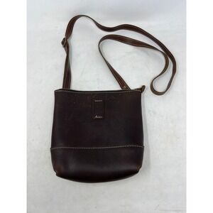 Portland Leather‎ Hobo Crossbody Bag Purse Brown Zip Closure Handmade Style